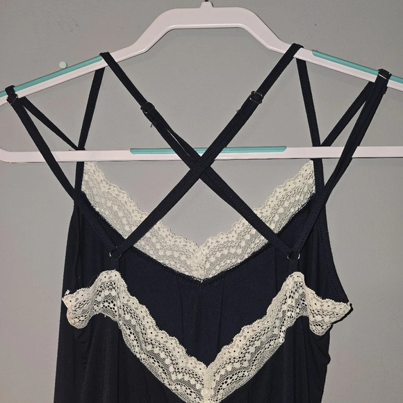 🌻🌻Ladies Summer Nightgown, Navy - Small - Picture 3 of 6